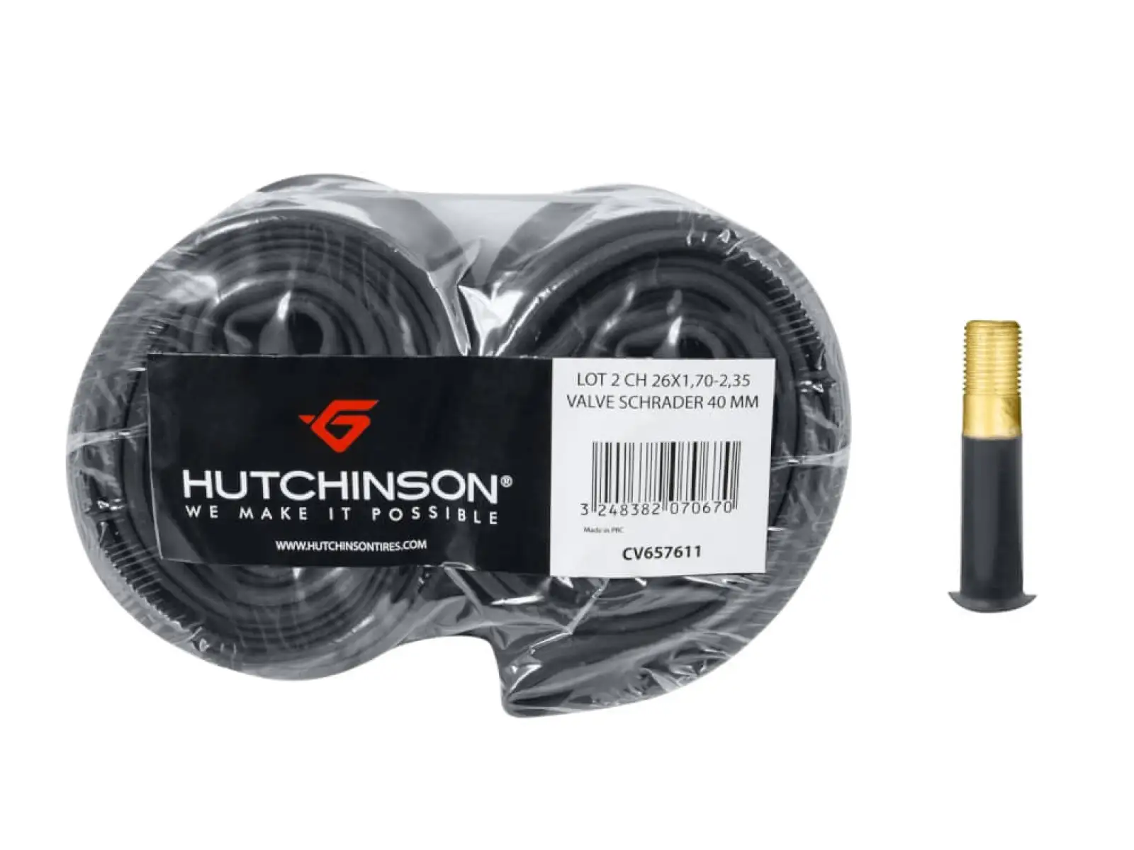 Hutchinson Standard MTB duša 26x1,70-2,35" autoventil 40 mm 2 kusy