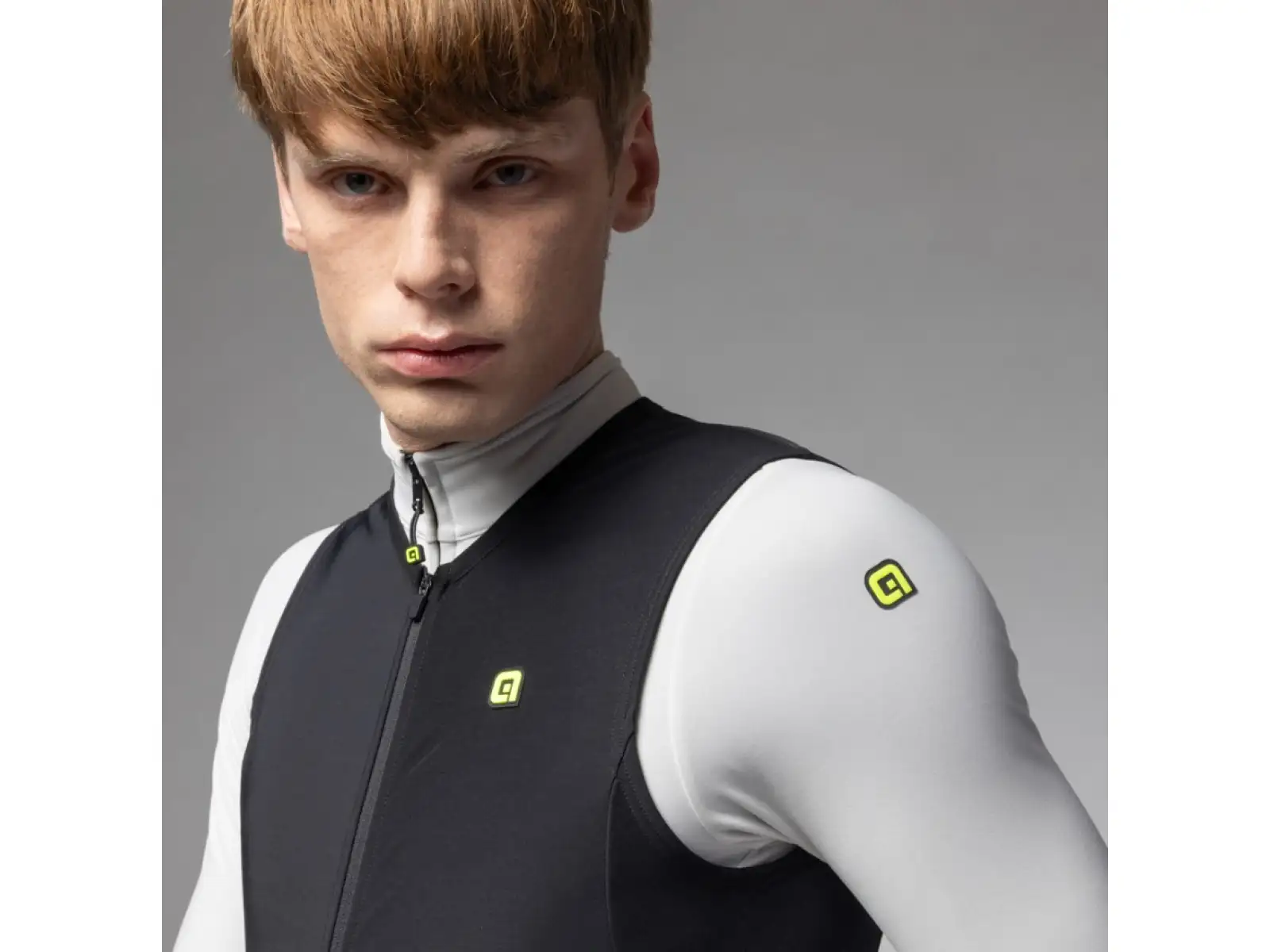 Alé PR-E Thermo 2.0 pánska cyklistická vesta Black