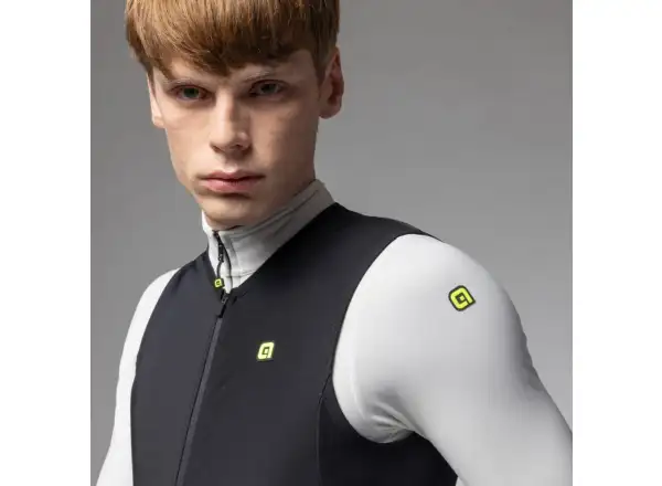 Alé PR-E Thermo 2.0 pánska cyklistická vesta Black