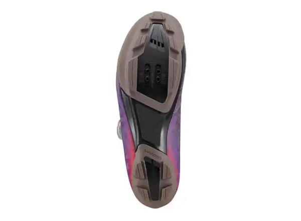 Shimano SH-RX600 dámske gravel tretry sivá/lila