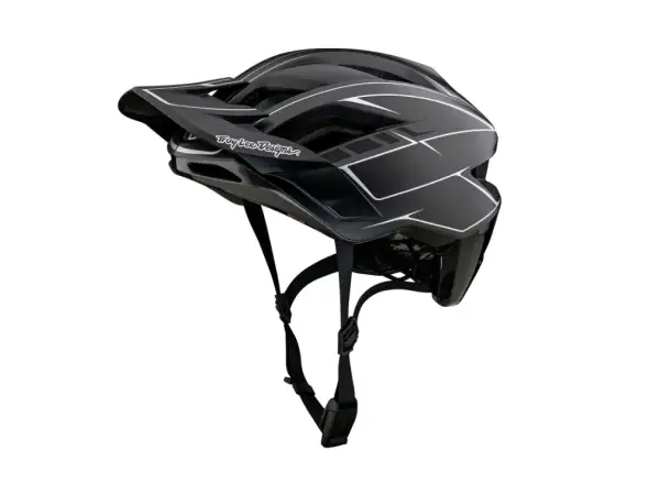 Troy Lee Designs Flowline SE MIPS prilba Pinstripe Charcoal/Black