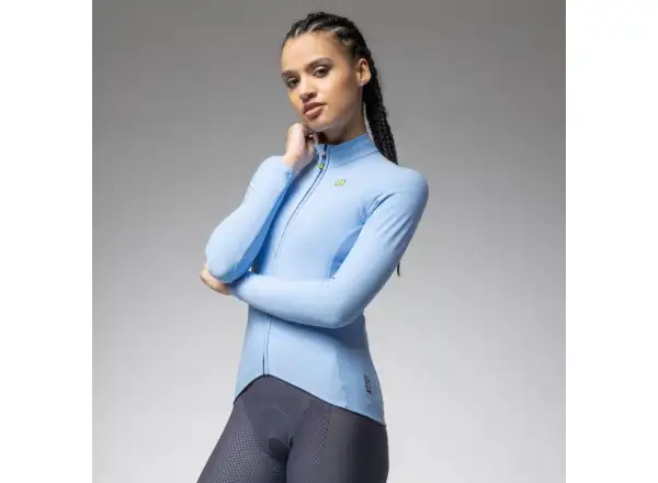 Alé R-EV1 Warm Race 2.0 dámsky zateplený dres dlhý rukáv Sky Blue