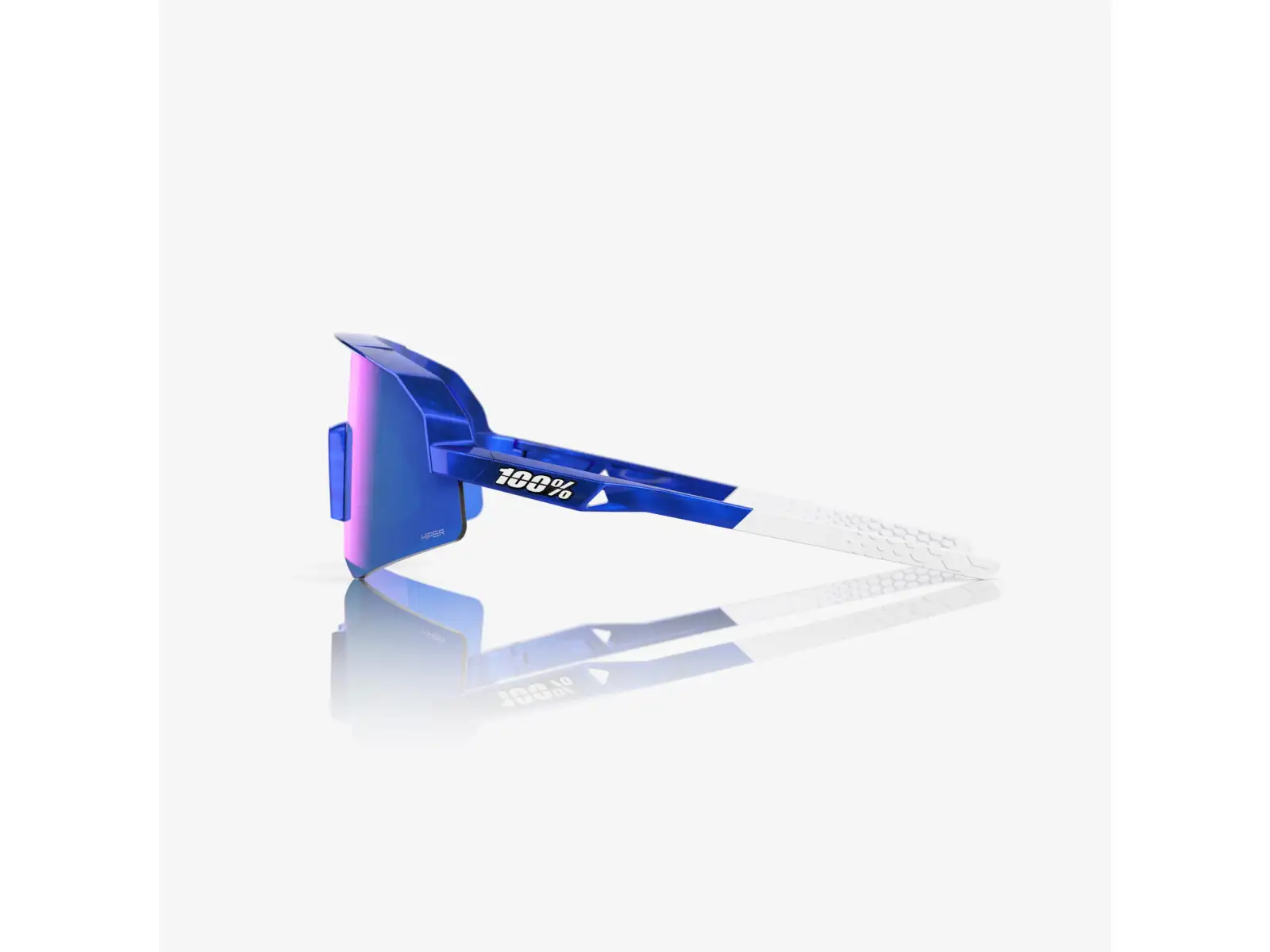100% Slendale SL okuliare RBH Gloss Blue Holographic/HiPER Royal Blue Mirror Lens
