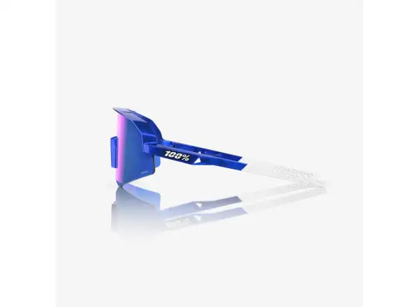 100% Slendale SL okuliare RBH Gloss Blue Holographic/HiPER Royal Blue Mirror Lens