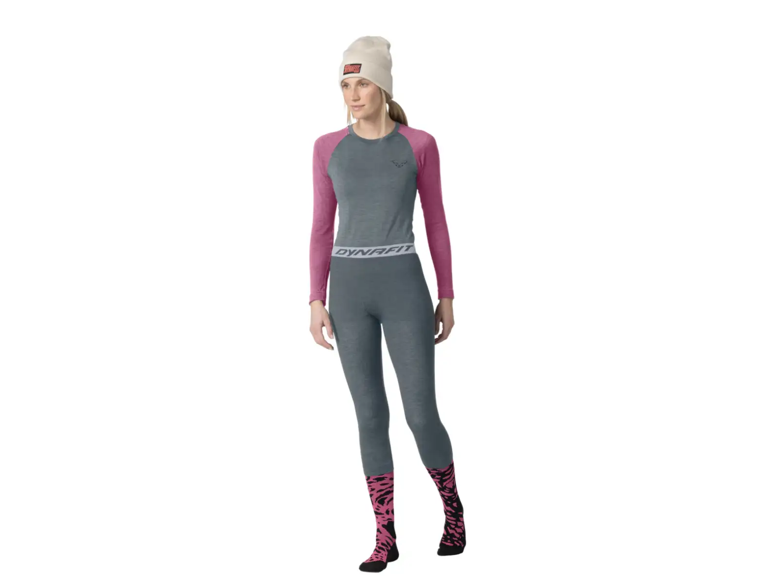Dynafit Tour Light Merino dámske tričko dlhý rukáv Magenta