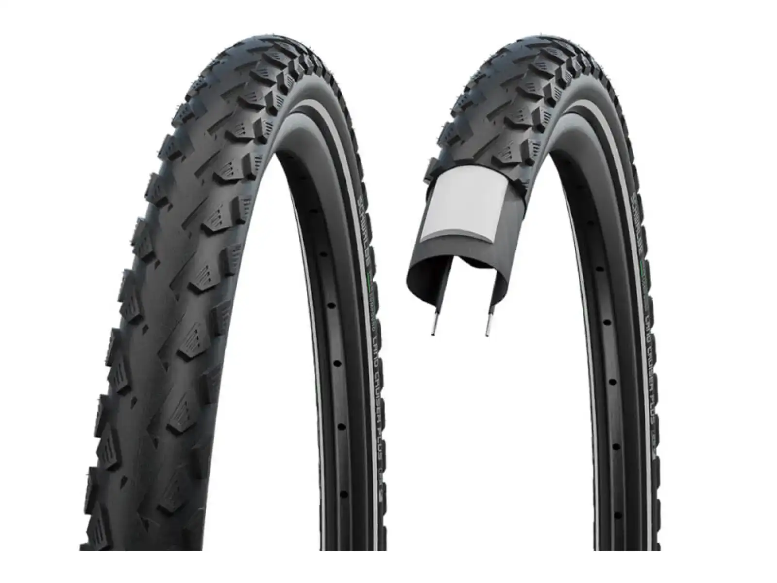 Schwalbe Land Cruiser Plus E25 trekingový plášť drôt Reflex 47-622 - z kolesa