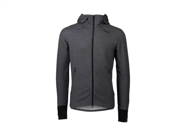 POC Merino Zip Hood Pánska mikina Sylvanite Grey Melange