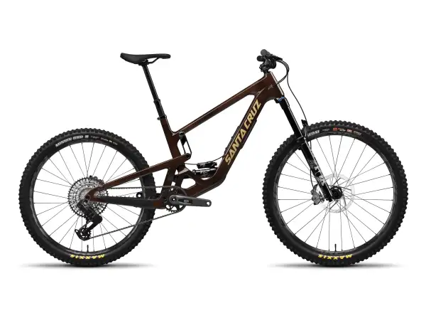 Santa Cruz Bronson 5 CC MX GX AXS celoodpružený bicykel Translucent Root Beer