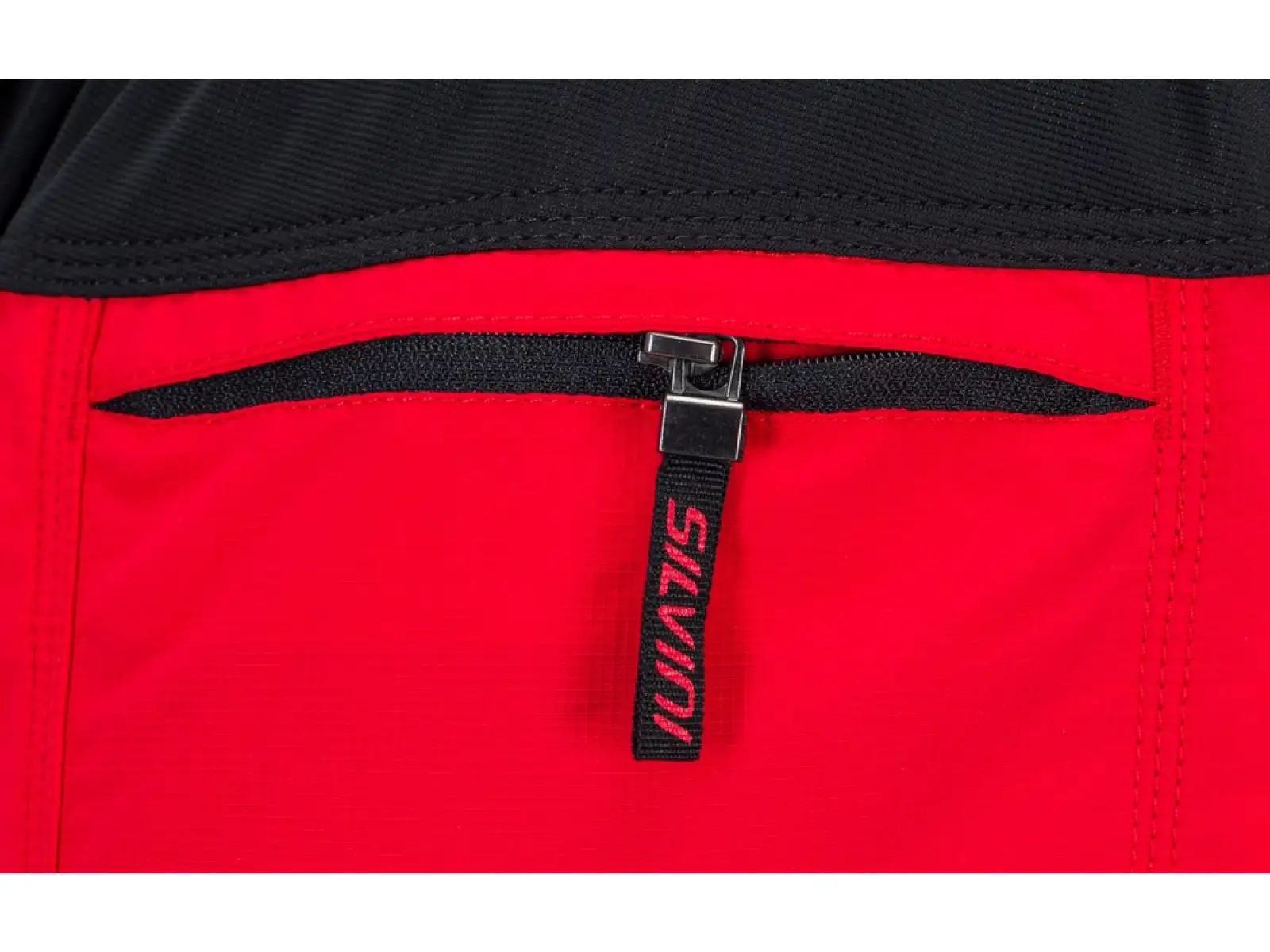 Silvini Rango pánske MTB šortky red/black