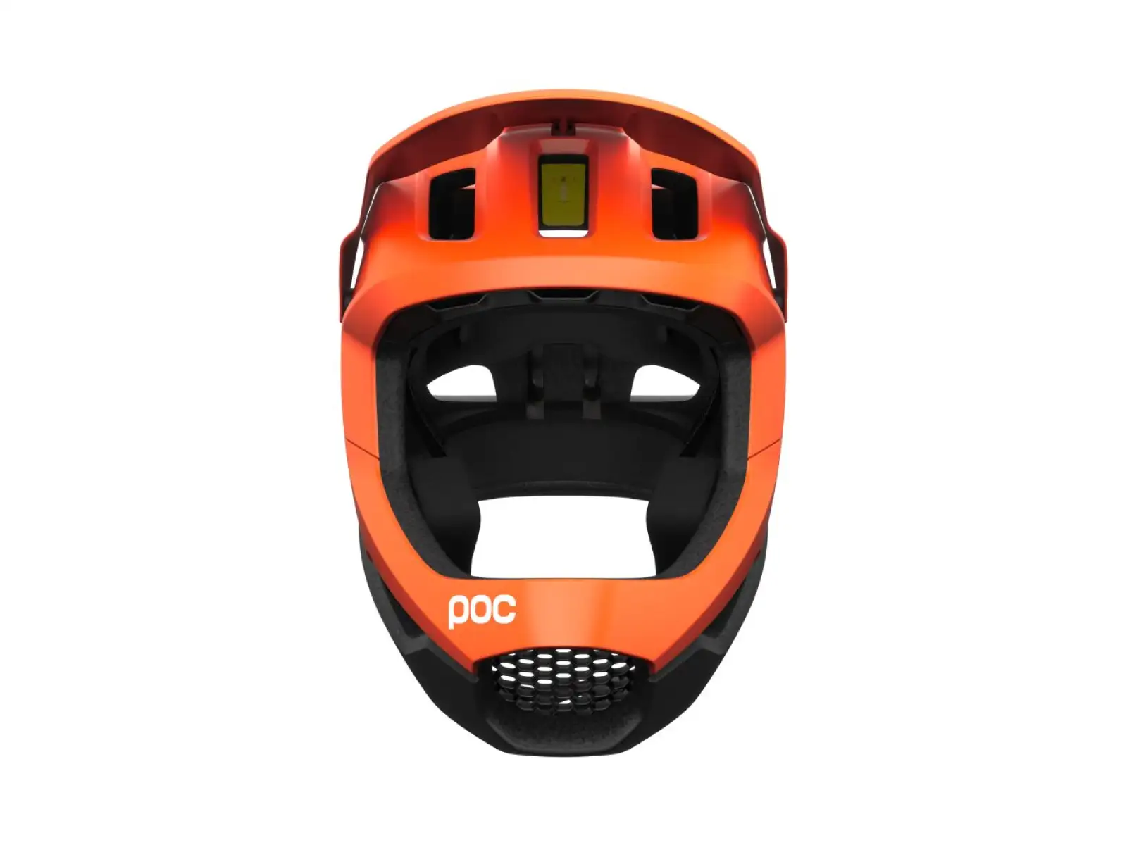 POC Otocon Race MIPS prilba Fluorescent Orange AVIP/Uranium Black Matt