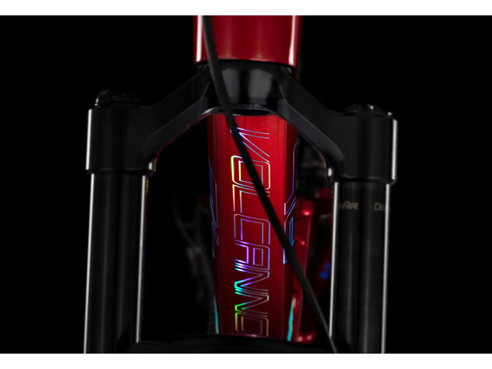 4Ever Volcanno Vesuv celoodpružený horský bicykel Flame Red/Hologram