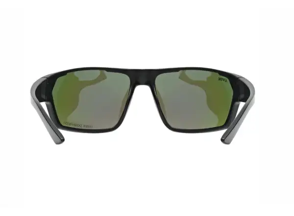 Uvex Sportstyle 233 Polavision okuliare Black Matt/Mirror Green