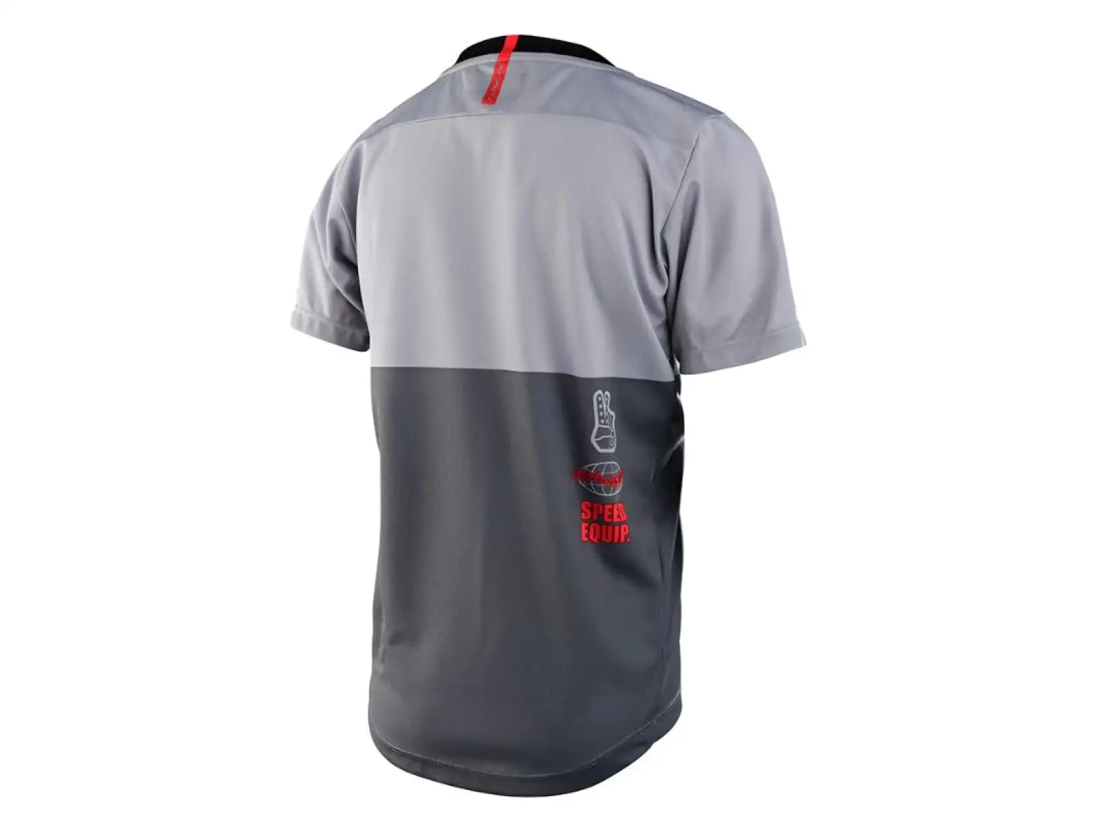 Troy Lee Designs Flowline Detský dres s krátkym rukávom Scripter Charcoal