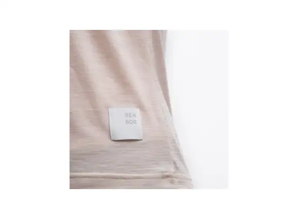 Sensor Merino Lite dámske tričko bez rukávov Mottled Beige