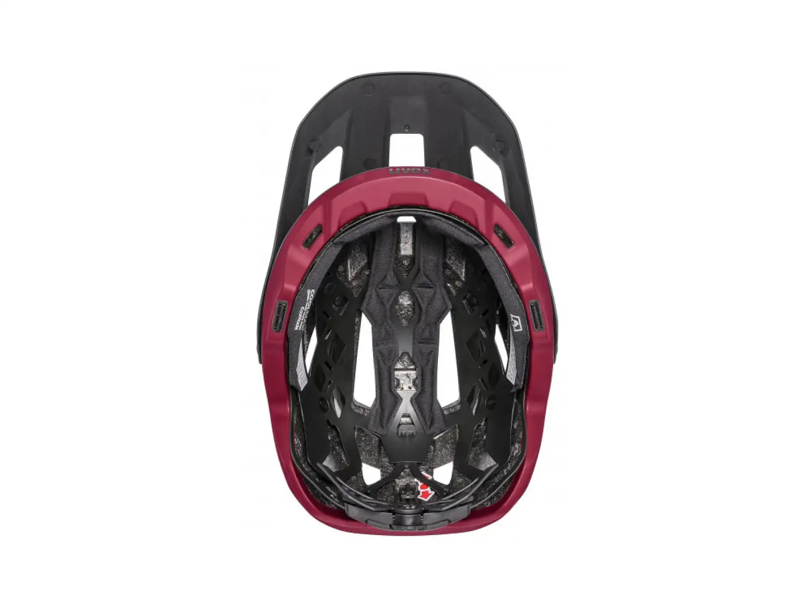 Uvex Renegade MIPS prilba Ruby Red/Black Matt