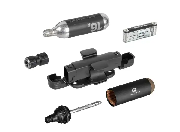 Topeak TubiMaster GXT Bolt-on súprava na opravu bezdušových plášťov