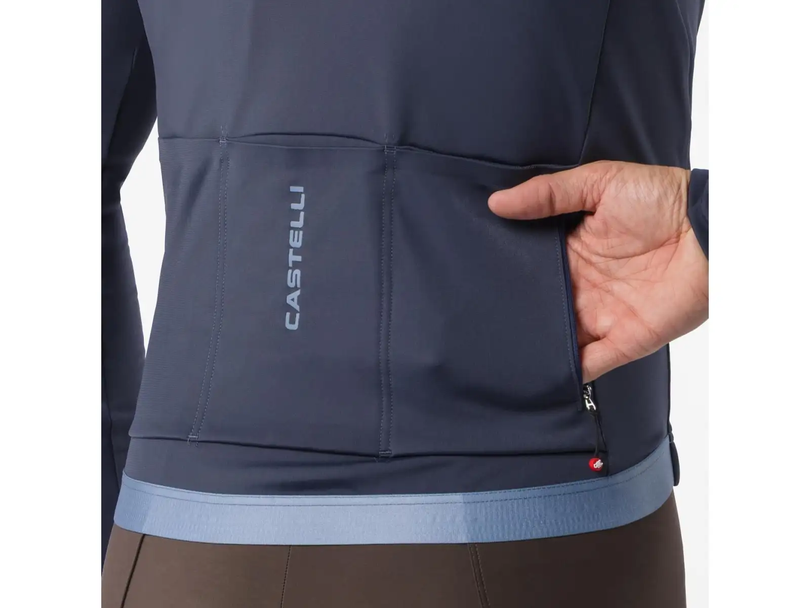 Castelli Espresso Thermal 2 pánsky dres dlhý rukáv Twilight blue