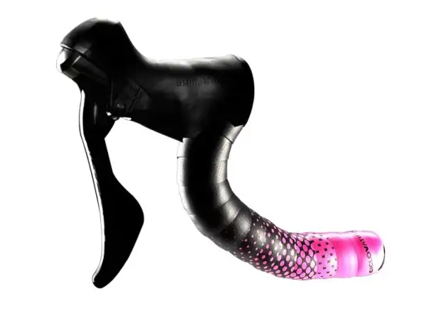 Ciclovation Advanced Leather Touch omotávka na riadidlá čierna/ružová