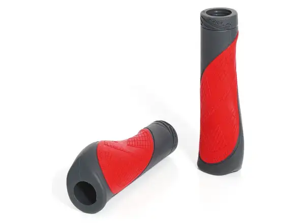 XLC GR-S17 Comfort BO2 gripy červená/sivá