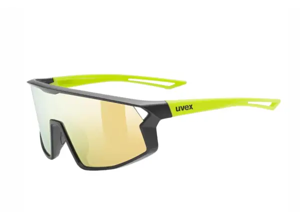 Uvex Skyryse JR. detské okuliare Black/Yellow Matt/Mirror Yellow