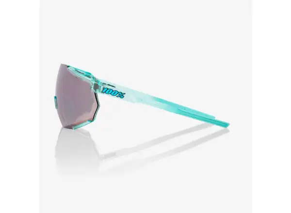 100% Racetrap 3.0 okuliare Polished Translucent Mint/HiPER Silver Mirror Lens