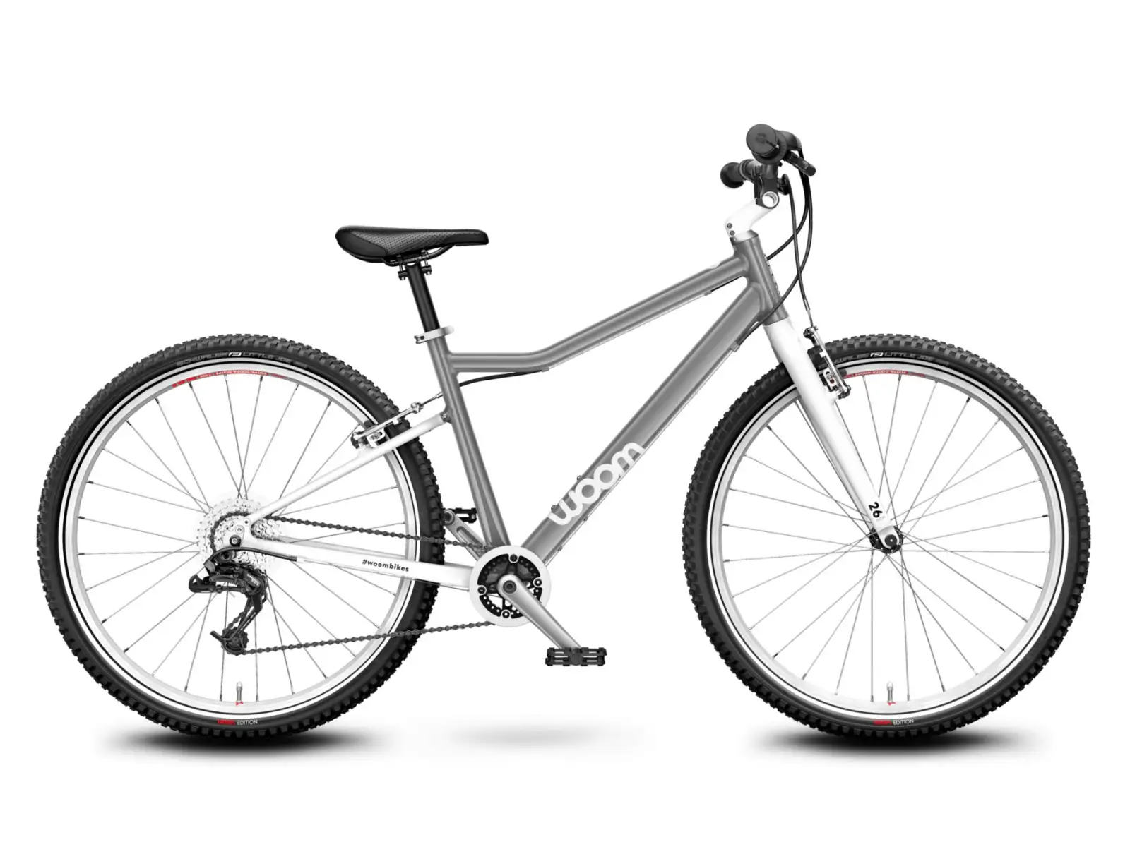 Detský bicykel Woom 6 Moon Grey 26