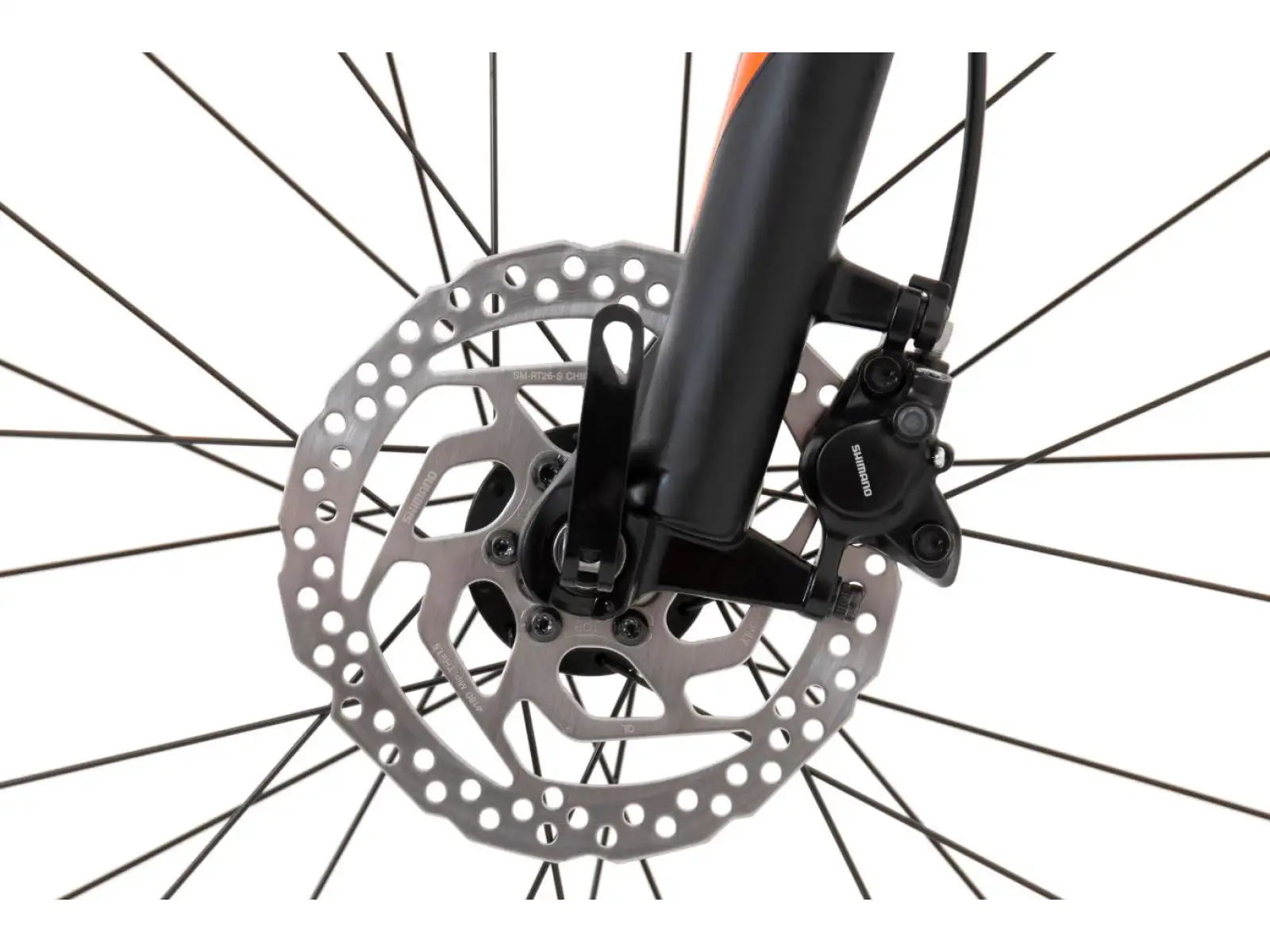 Rock Machine Blizz 27 Mat Khaki/Neon Orange/Black detský bicykel