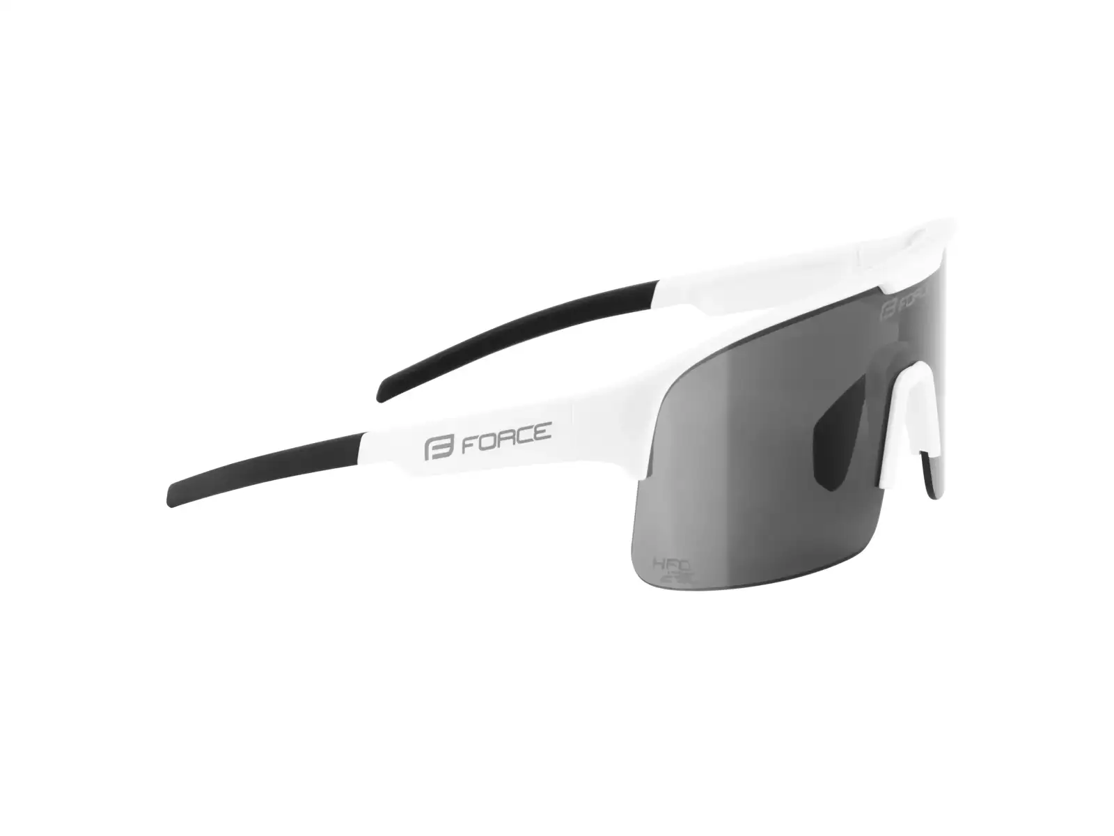 Force Spire cyklistické okuliare biele/čierne zrkadlové sklo