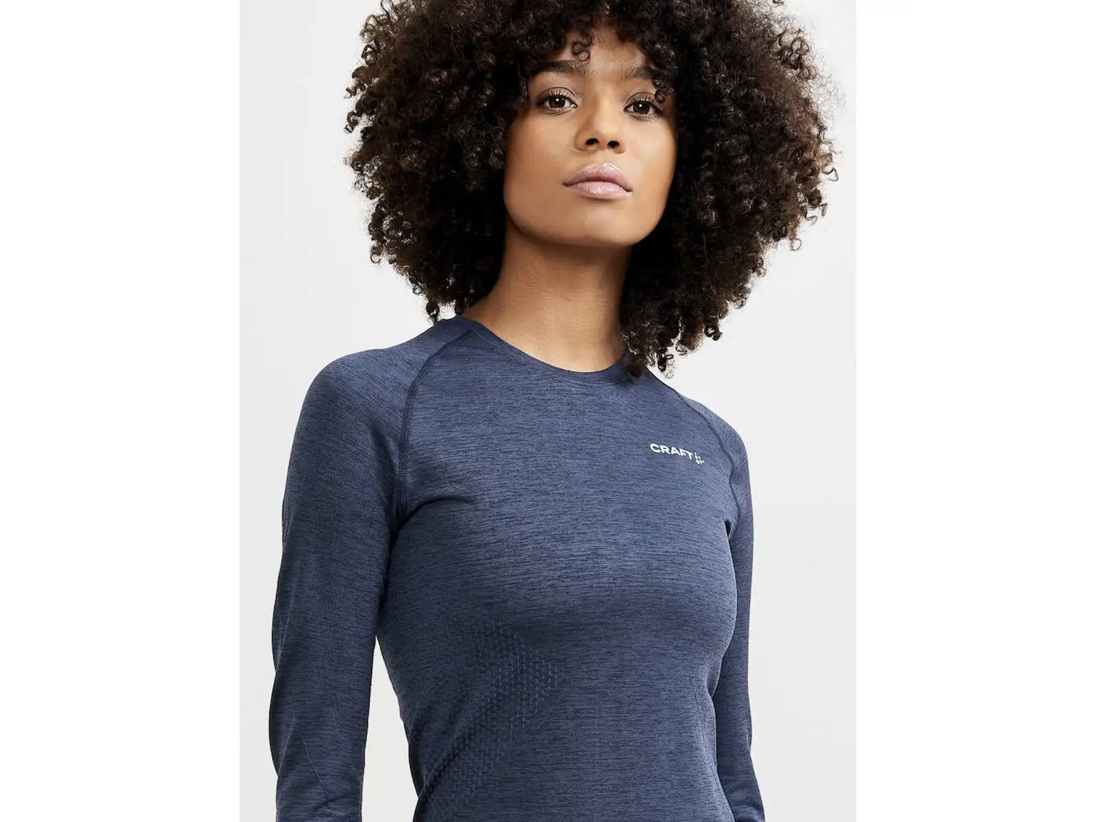 Craft Core Dry Active Comfort dámske tričko dlhý rukáv tmavo modrá