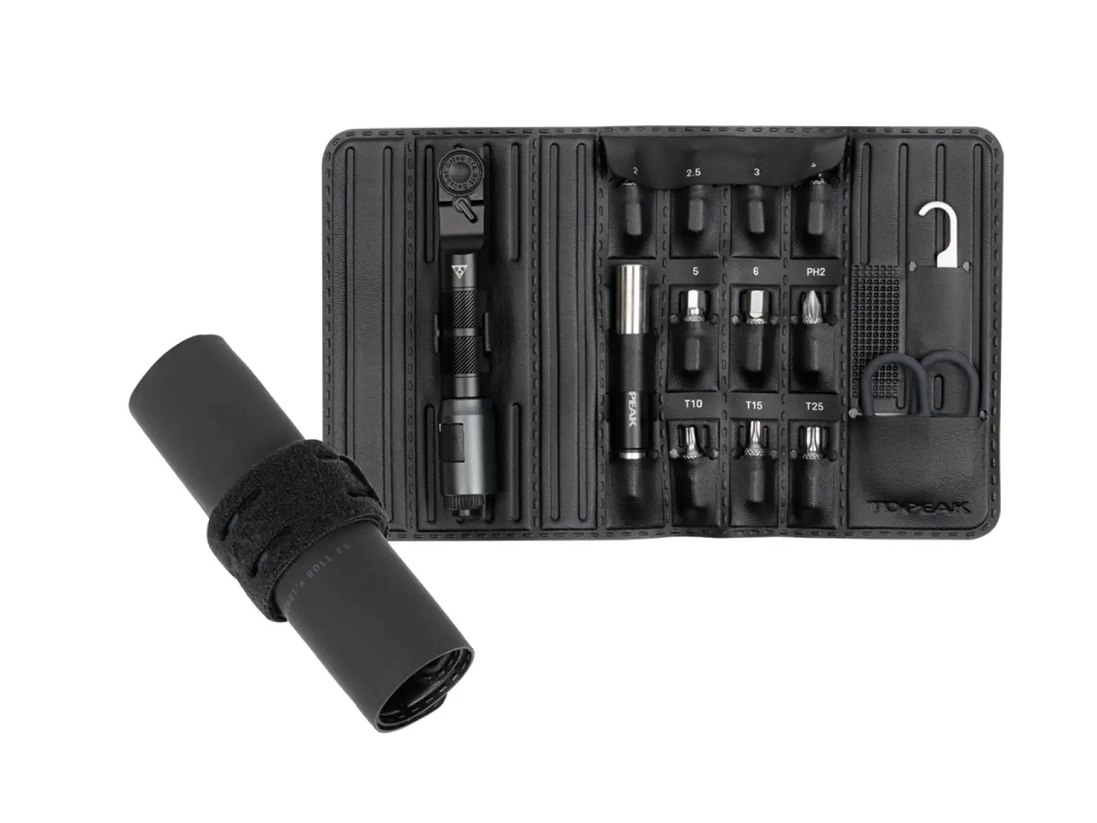 Súprava náradia Topeak Ratchet'n Roll EX s račňou 14 funkcií čierna