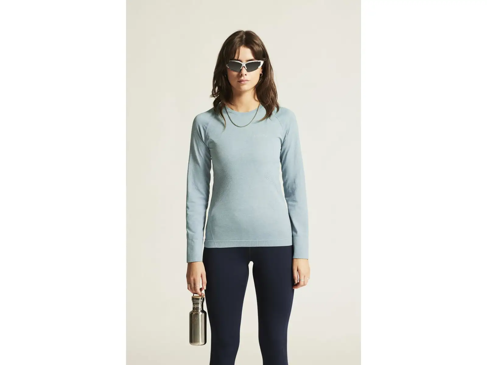 Craft Core Dry Active Comfort dámske tričko dlhý rukáv modrá