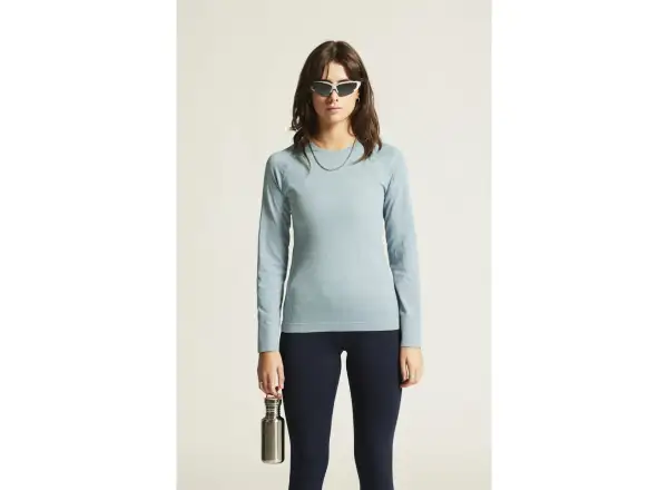 Craft Core Dry Active Comfort dámske tričko dlhý rukáv modrá