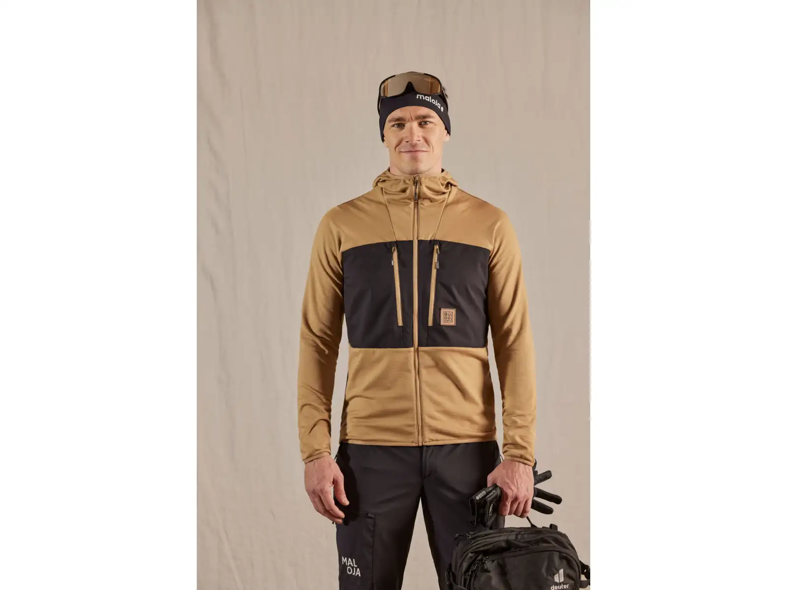 Maloja MoosM. pánska bunda Frosty Green Multi