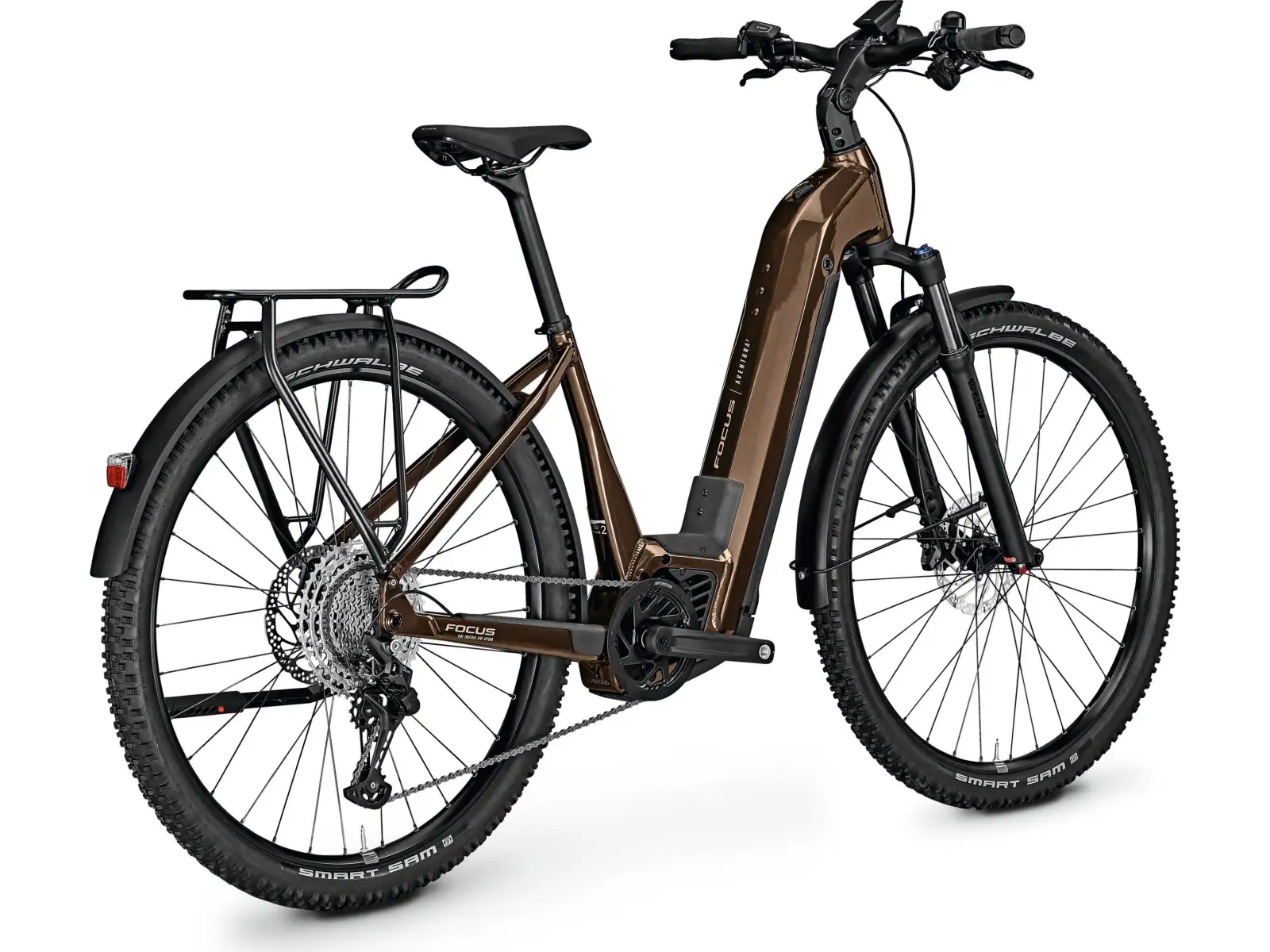 Focus Aventura2 6.8 WA 750 Wh horský elektrobicykel Godlbrown Glossy