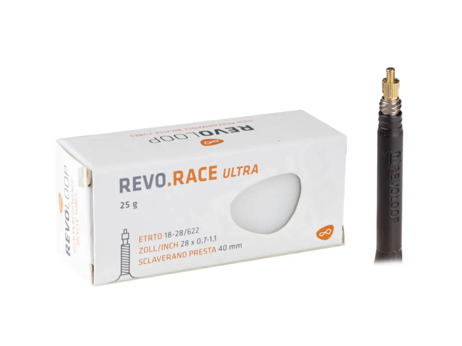 Revoloop Race Ultra cestná duša 18/28-622 FV40 gal. ventil