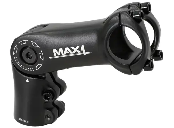 MAX1 nastaviteľný predstavec 90°/31,8 mm čierny