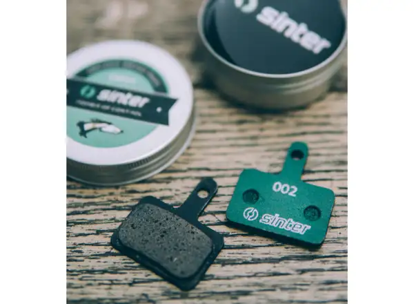 Sinter Shimano B Type brzdové doštičky polymér zelená