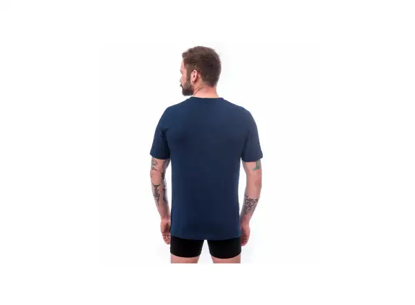 Sensor Merino Air PT Explore pánske tričko krátky rukáv tmavo modrá