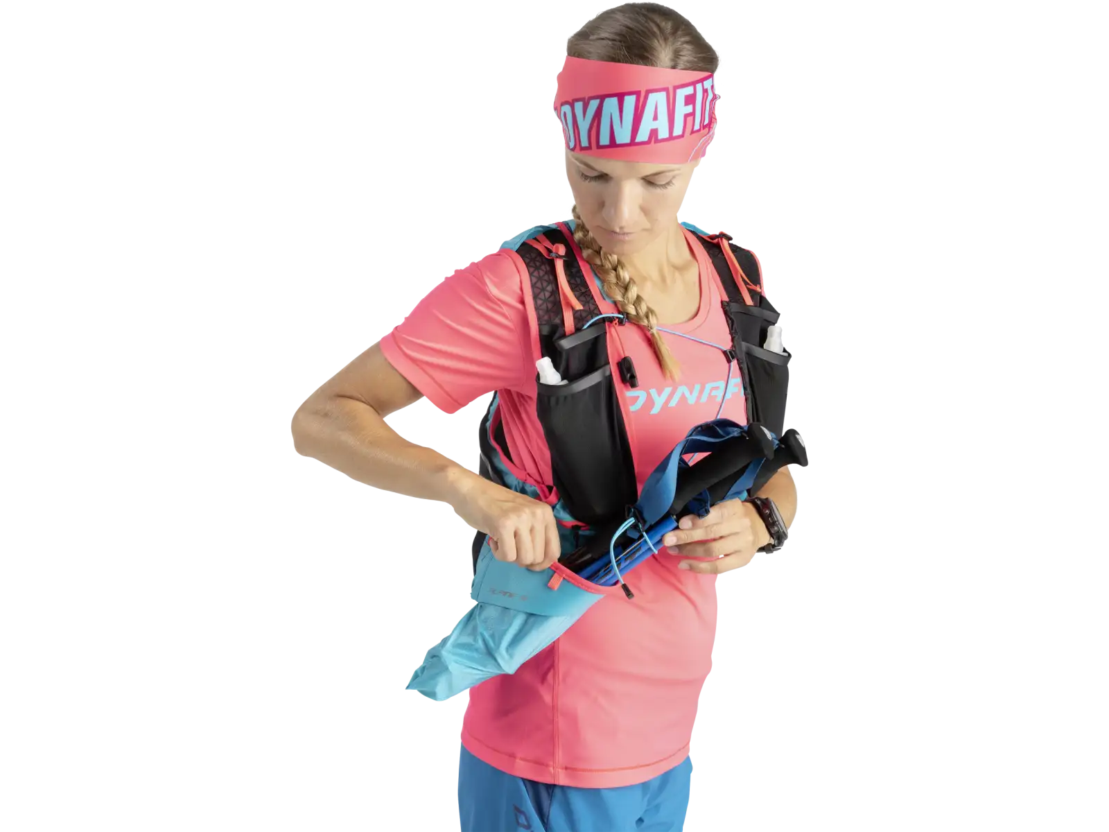 Skladacie bežecké palice Dynafit Ultra Pro Pole Carbon/methyl blue