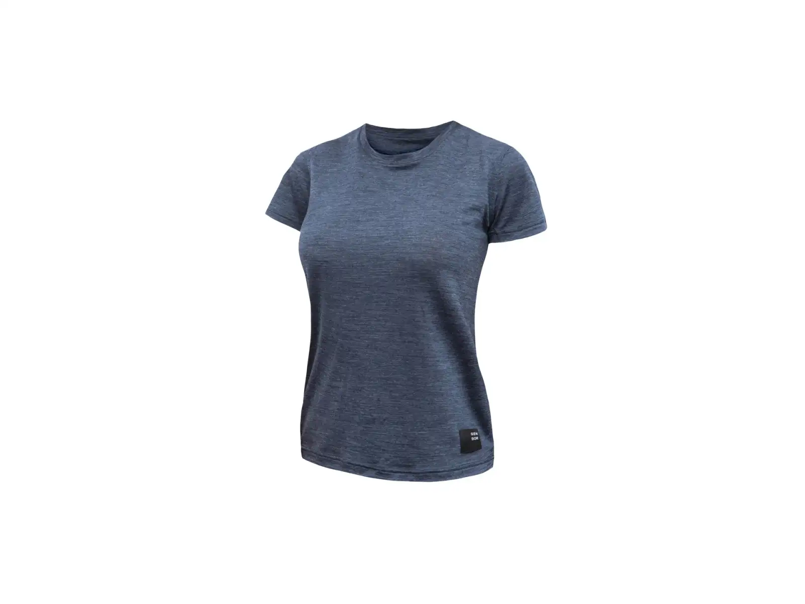 Sensor Merino Lite dámske funkčné tričko krátky rukáv Mottled Blue
