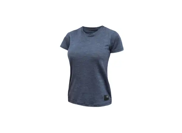 Sensor Merino Lite dámske funkčné tričko krátky rukáv Mottled Blue