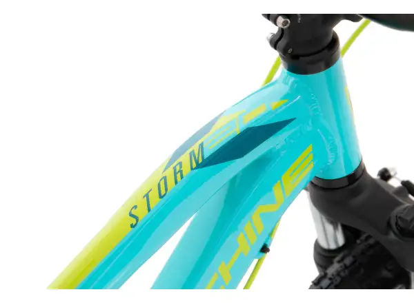 Rock Machine Storm 20 VB detský bicykel gloss neon cyan/yellow/petrol
