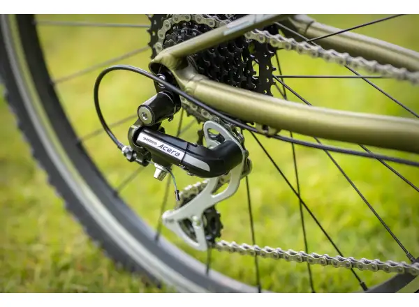 Superior F.L.Y. 24 VB Matte Olive Metallic/Hologram Chrome Detský horský bicykel
