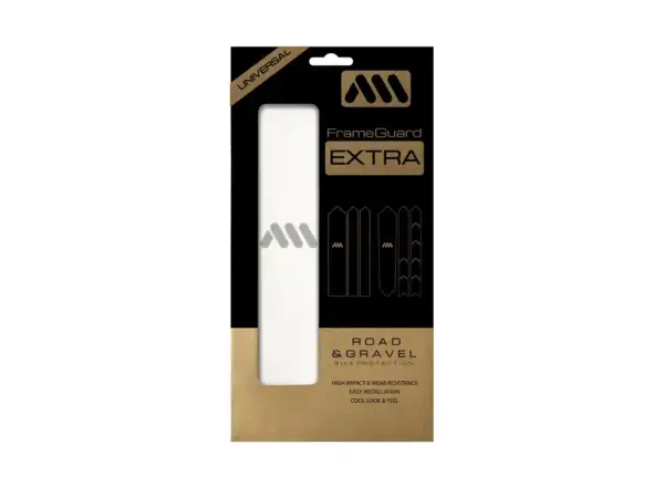 All Mountain Style ochranné polepy na rám Gravel/Road Clear Silver