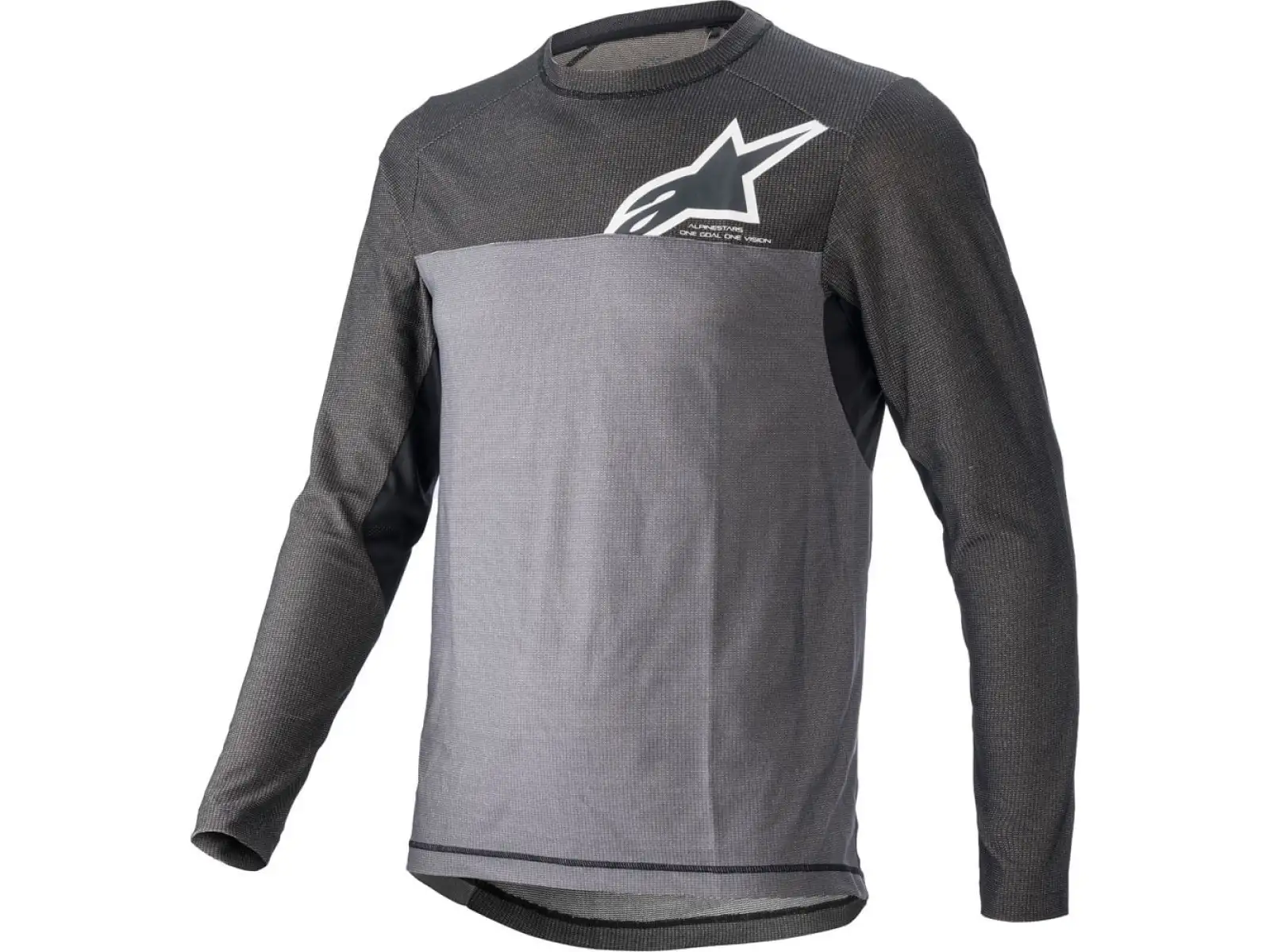 Alpinestars ALPS 8.0 L/S pánsky dres s dlhým rukávom Anthracite Tangerine