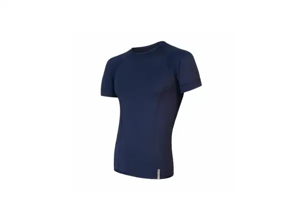 Sensor Coolmax Tech pánske tričko krátky rukáv Deep Blue