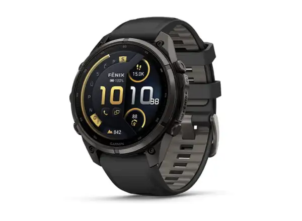 Garmin fenix 9 Pro inReach 43 mm inteligentné hodinky Carbon gray DLC Titanium Black/Pebble gray