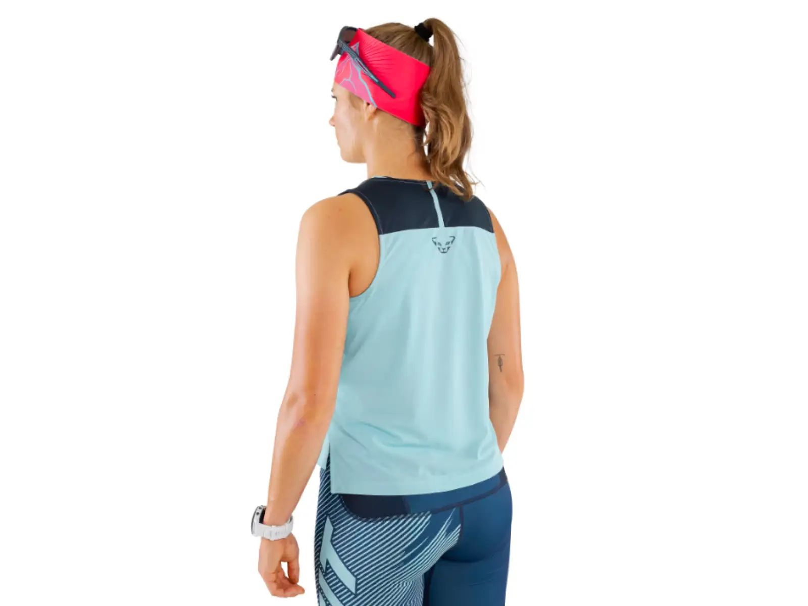 Dynafit Sky Crop Top Dámske tričko bez rukávov Marine Blue