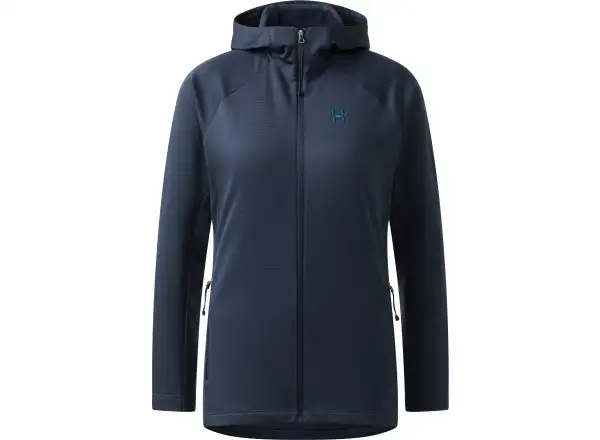 Haglöfs Korp Mid Hood dámska mikina Tarn Blue