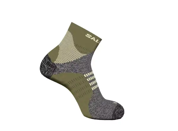Salomon X Ultra Access Quarter ponožky gothic olive/grisaille
